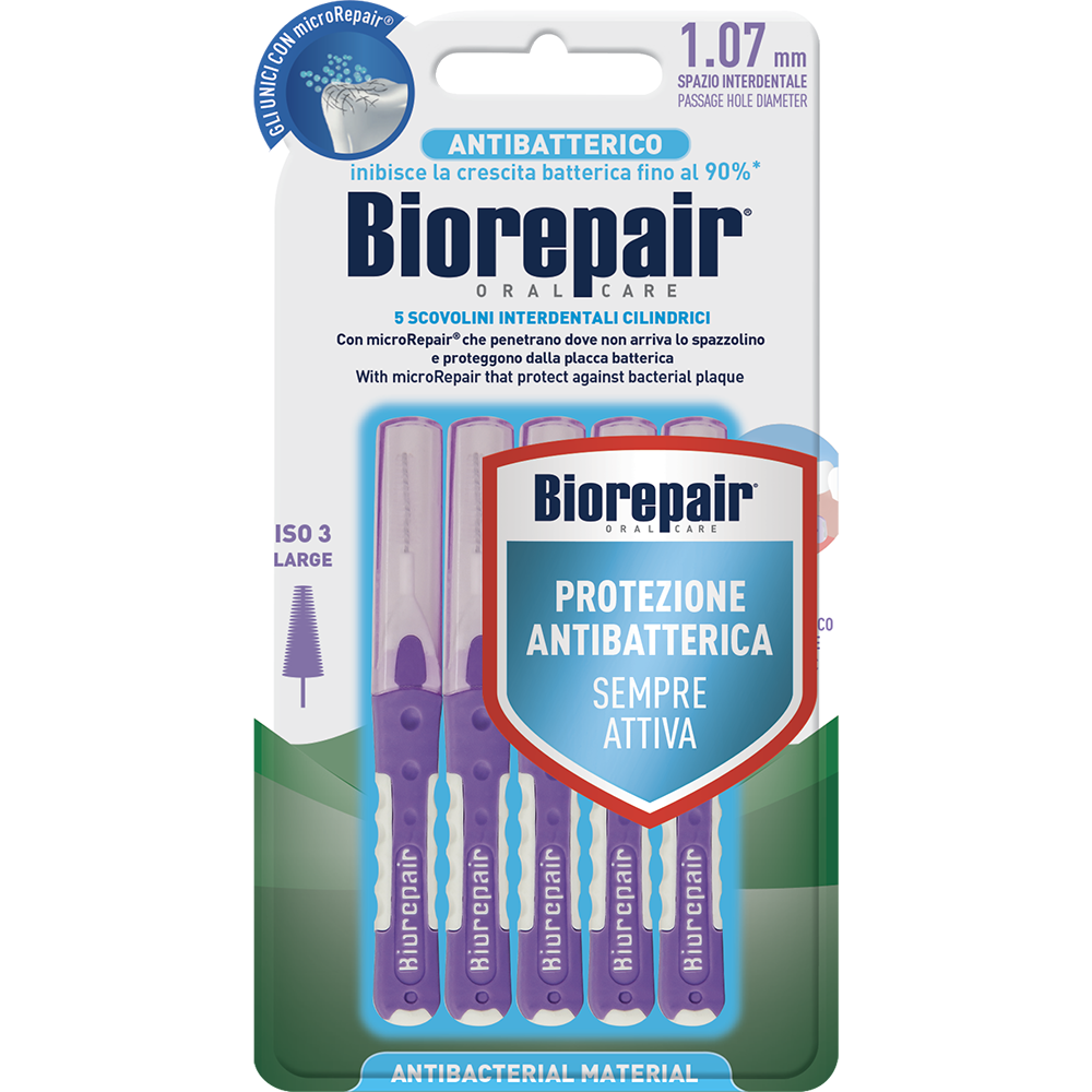 Biorepair Interdental Picks Ultrafine 0.60 Mm (pack Of 5)